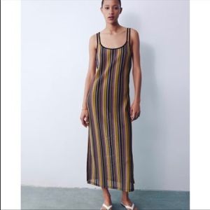 Zara striped dress